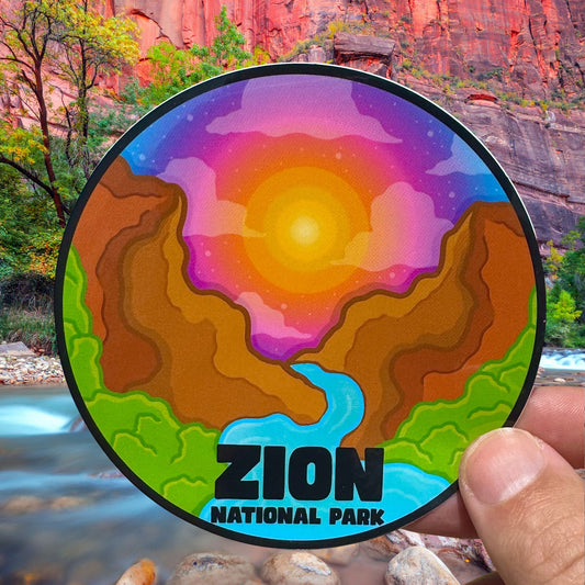 Zion National Park Sticker