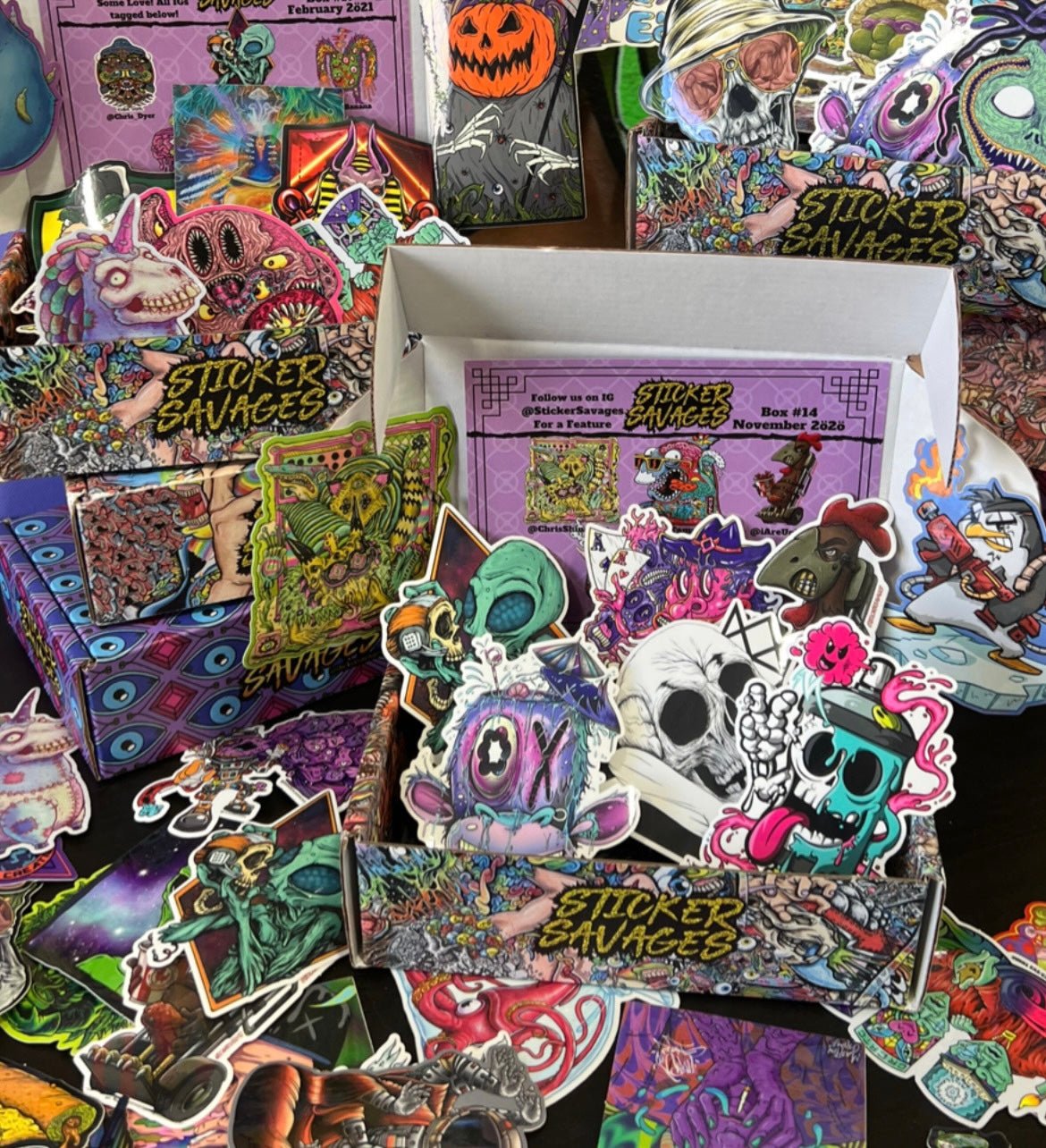 Monthly Sticker Subscription - Sticker Savages